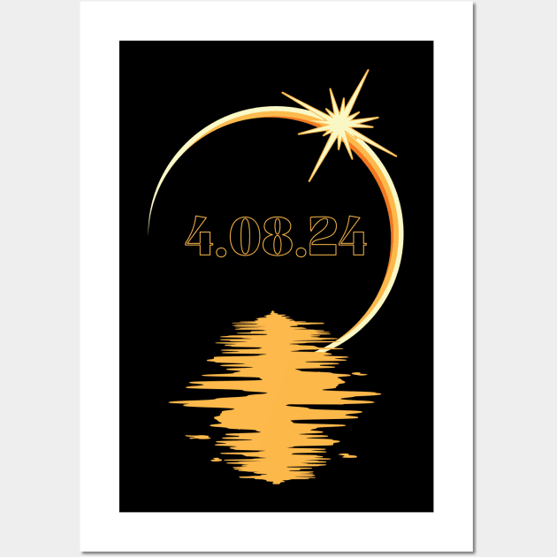 Solar Eclipse Wall Art by MZeeDesigns